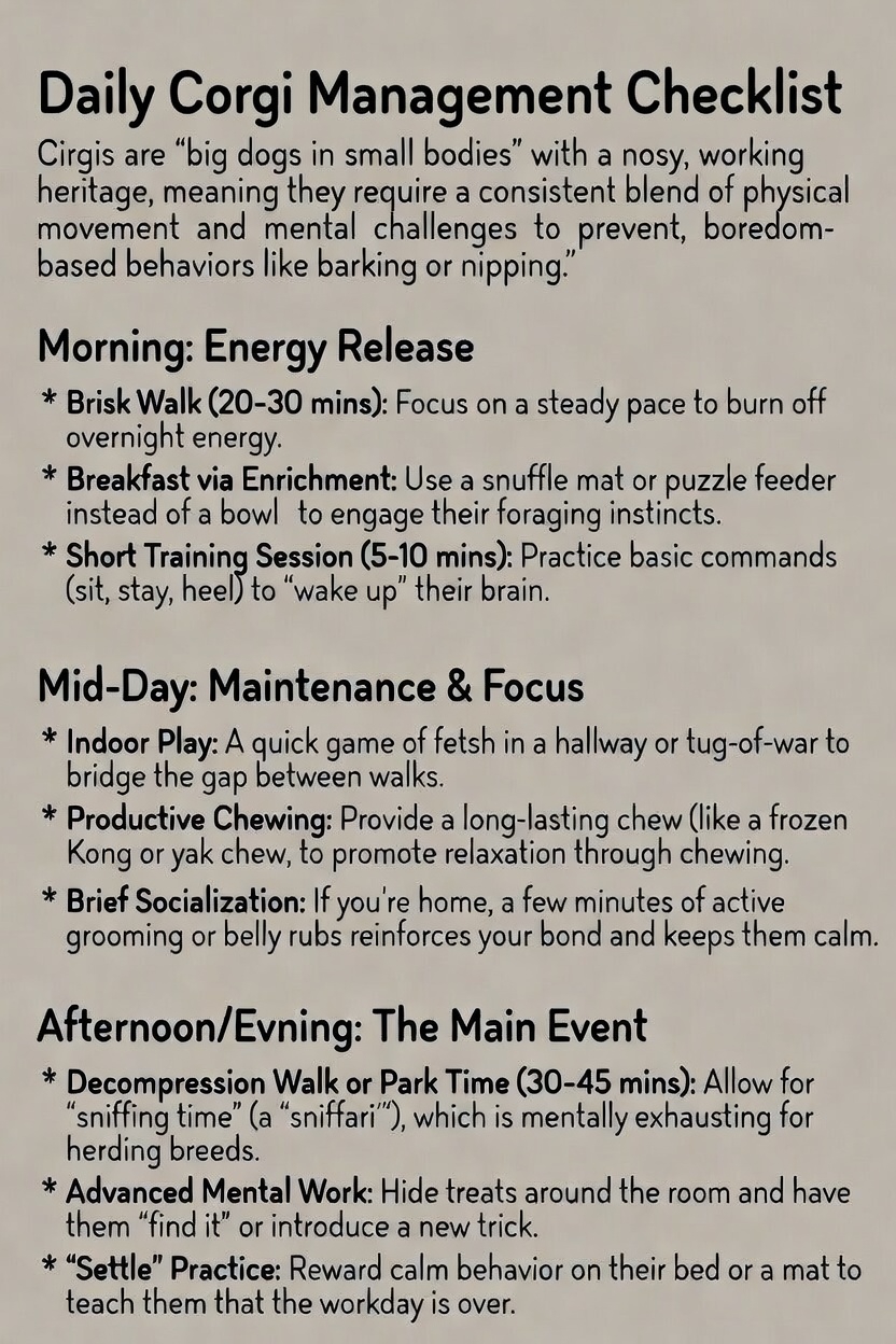 Corgi-Daily-Activity-Checklist