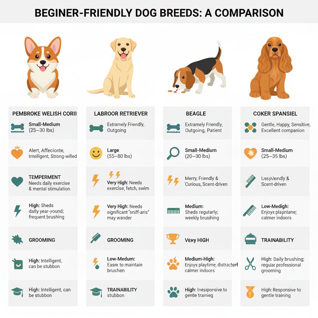 First time owners, comparison to other breeds